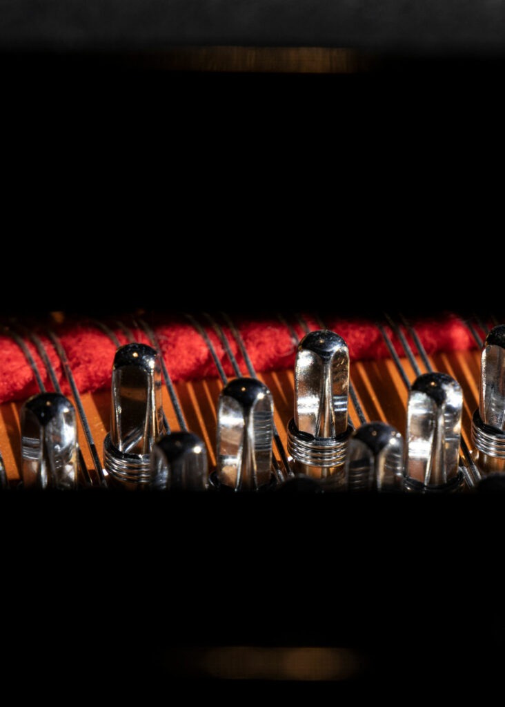 Chevilles d'accord d'un piano